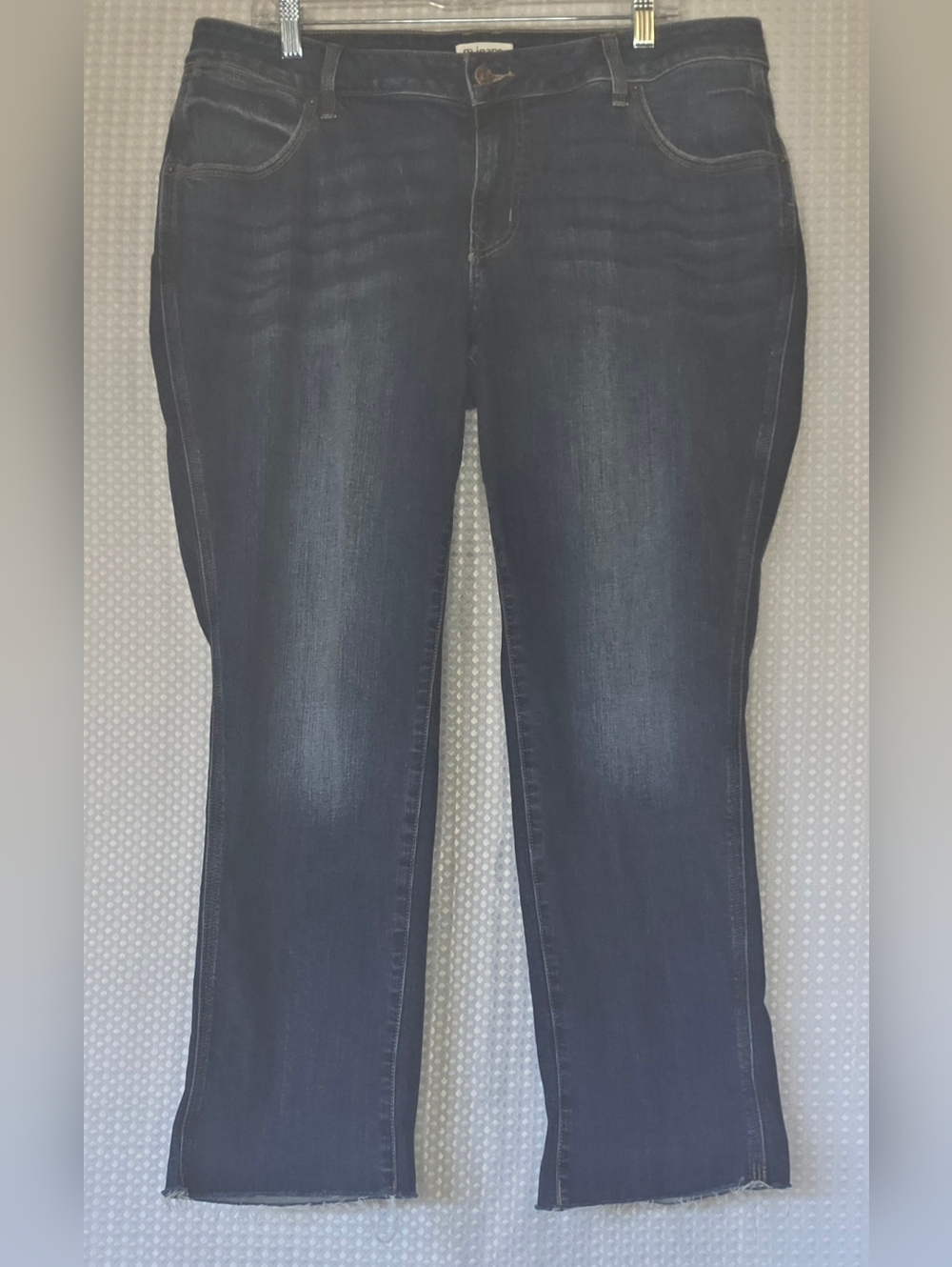 Curvy High Rise Crop Jeans 16W | Waist Gap Fix Denim Chic Night Out Style - Picture 11 of 12